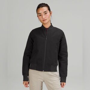 NWT LuluLemon Black Non Stop Bomber Jacket size 6